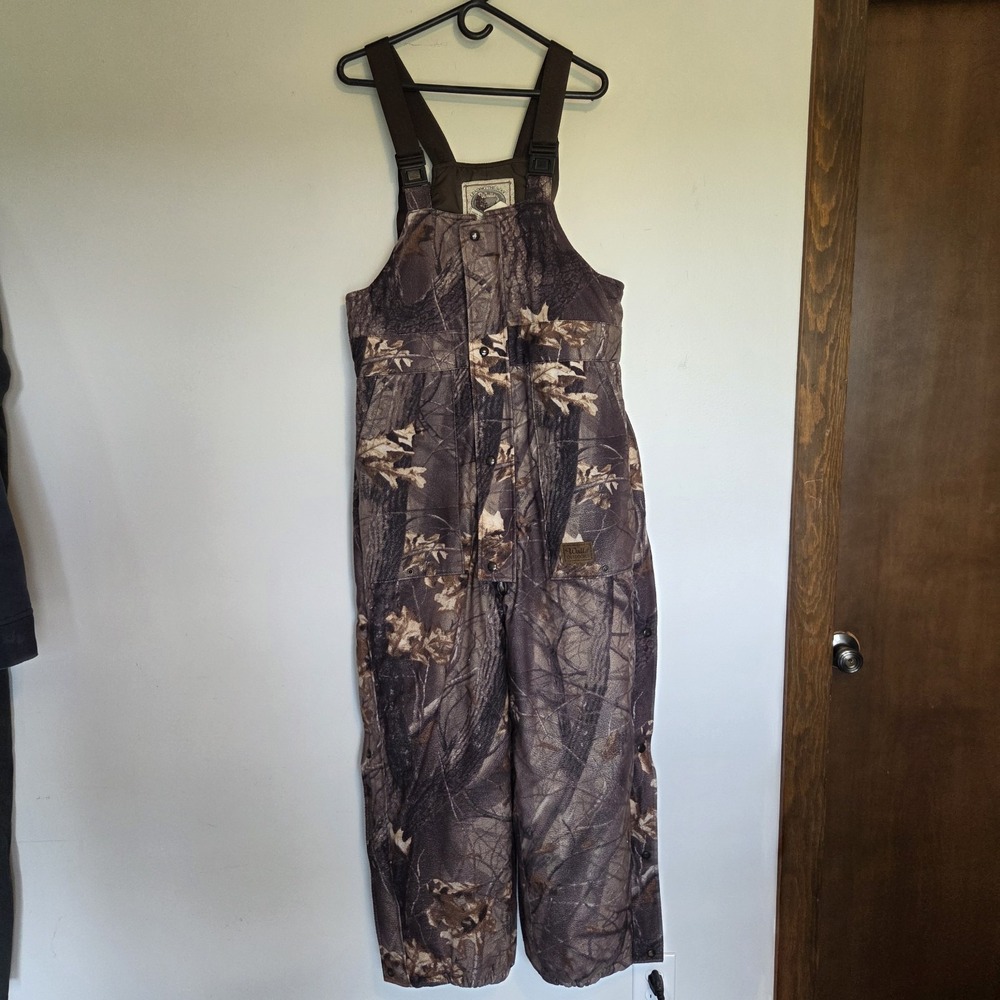 Walls Bib Overalls Mens Large REG Camo Advantage Insulated Hunting Outdoor Pants